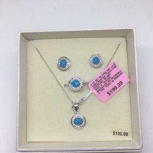 Sterling Silver Turquoise Set